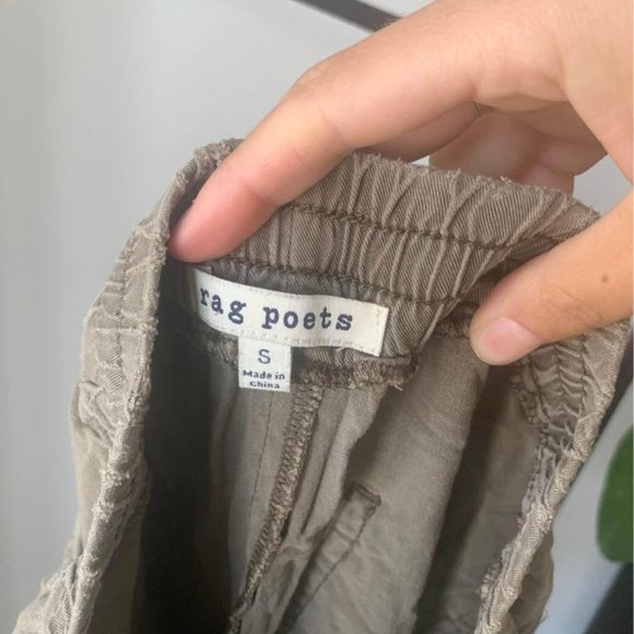 High Waist Olive Jogger - Picture 2 of 2